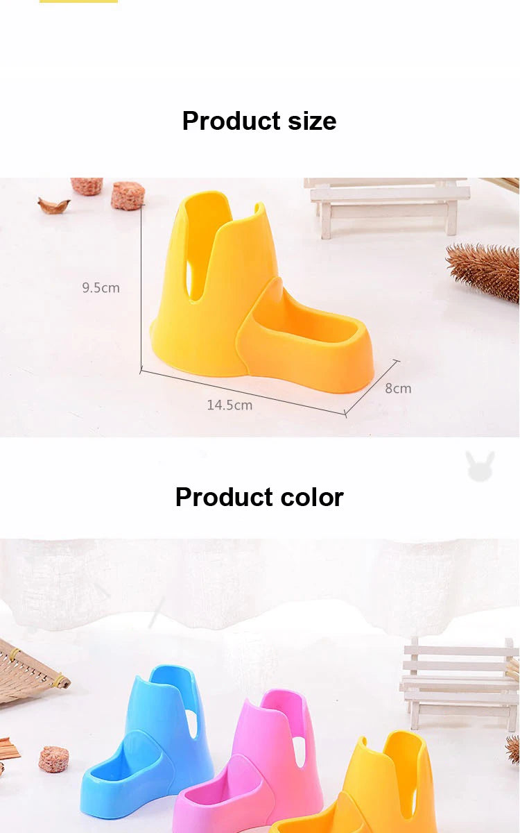 New Pet Hamster Automatic Feeder Small Hedgehog Golden Bear Feeder Water Dispenser Vertical Ball Water Bottle Pet Supplies