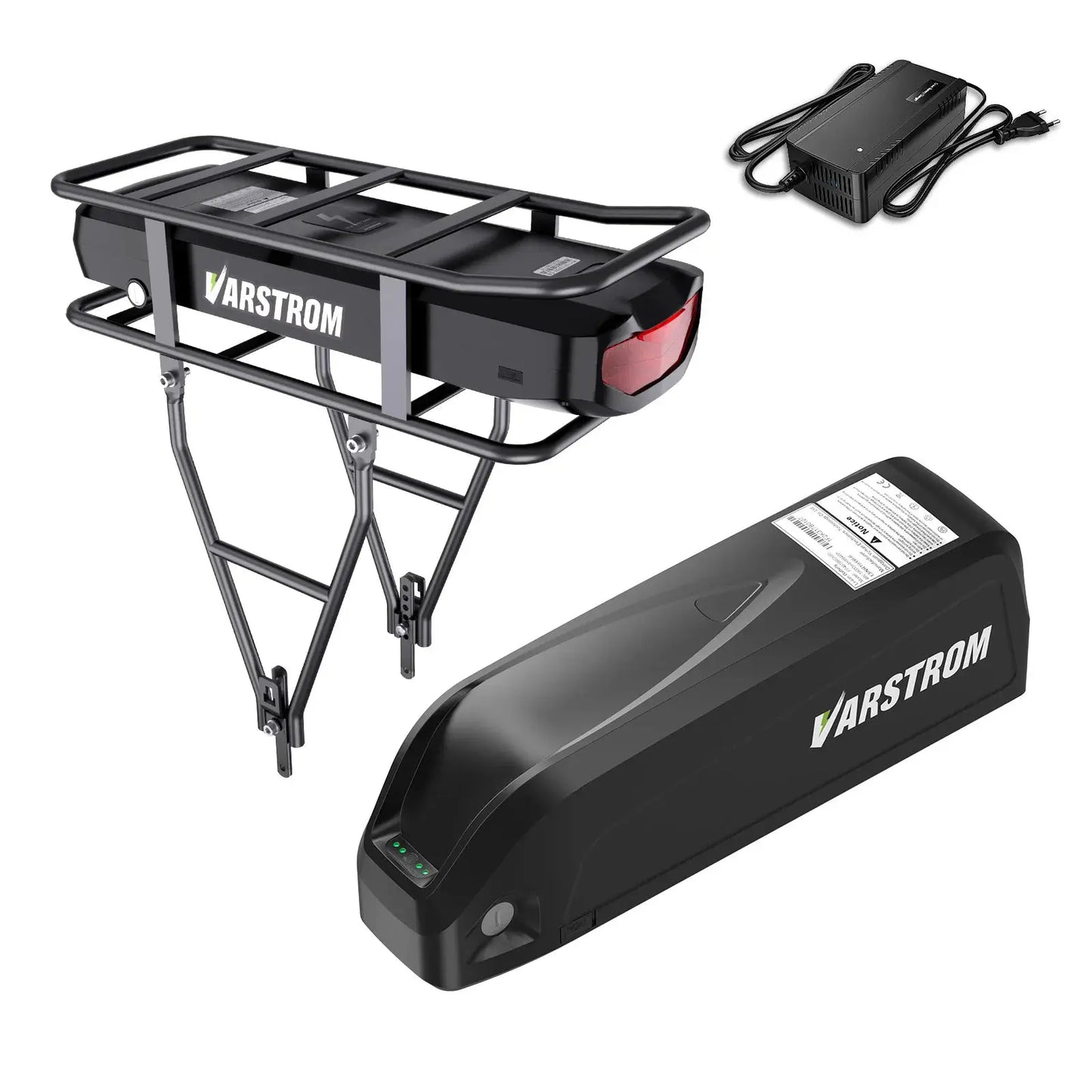 [EU Direktversand] eBike Akku mit Großer Kapazität Hailong Max Pack für Gepäckträger 48V 52V 36V 30Ah 25Ah 24Ah 20Ah 18,2Ah 16Ah 15,6Ah 13Ah mit 2-4A Ladegerät by Golden Bridge Store