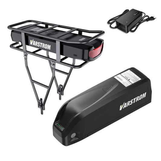 [EU Direktversand] eBike Akku mit Großer Kapazität Hailong Max Pack für Gepäckträger 48V 52V 36V 30Ah 25Ah 24Ah 20Ah 18,2Ah 16Ah 15,6Ah 13Ah mit 2-4A Ladegerät by Golden Bridge Store