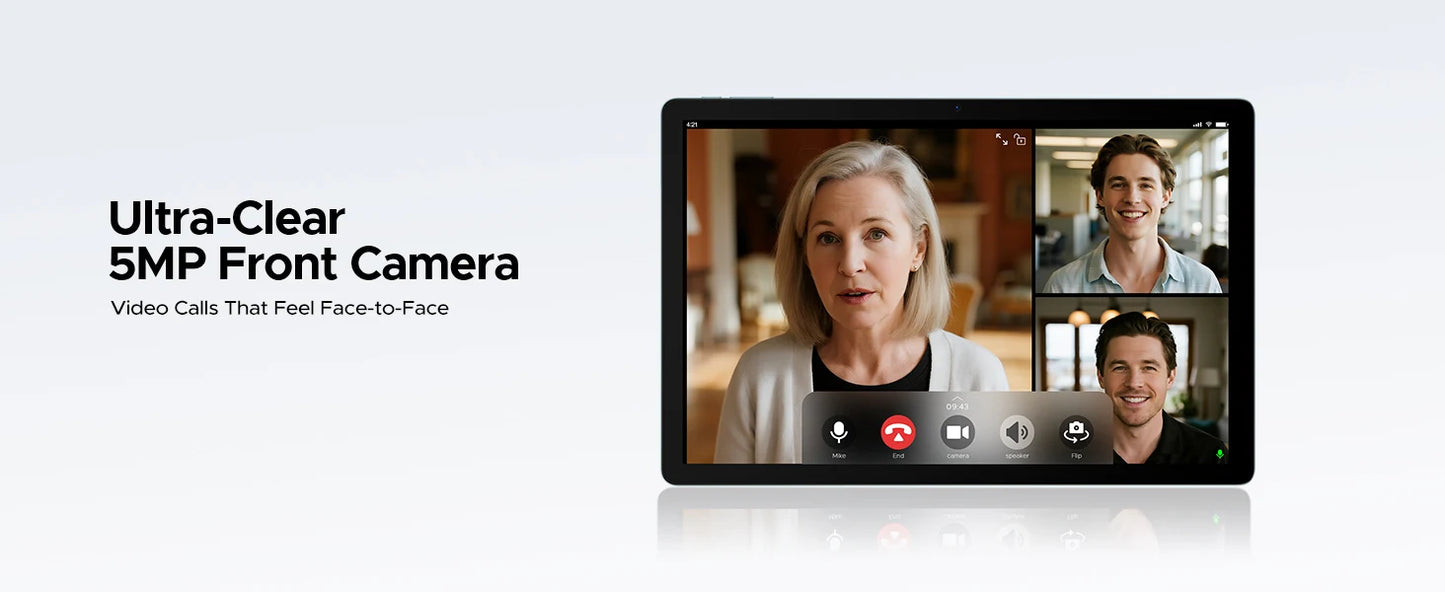 DOOGEE U13 Slim Tablet - 13 Zoll Display 11000mAh Akku 6GB RAM 256GB Speicher