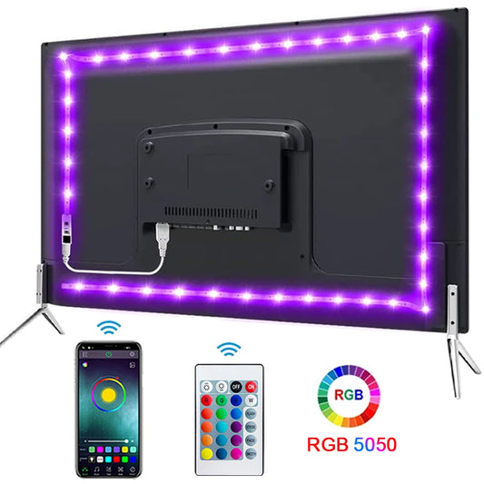 LED-Strip 2025: Bluetooth-USB 5050-SMD RGB - Flexible Lighting Collection