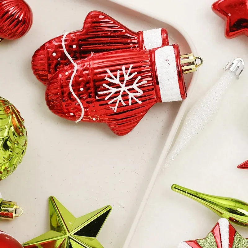 Nordstern 204 Christbaumschmuck Kugeln - 70 Stk, Durchmesser 2–5 cm