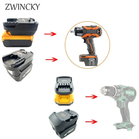 Battery Adapter Converter For Makita To RIDGID AEG，For Ridgid / AEG To Makita ，For Ridgid/AEG To Milwaukee Power Tool Use