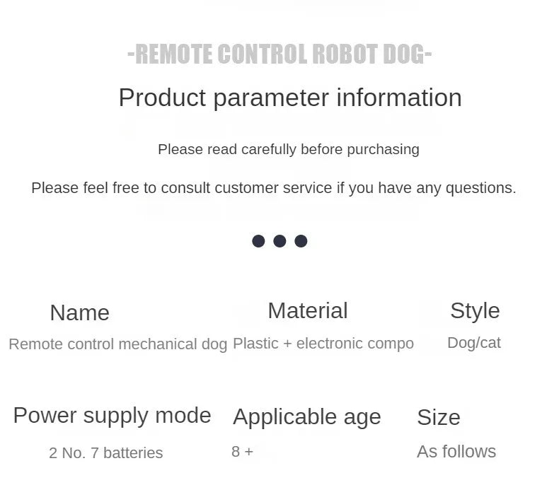 RC-Roboter-Hund 2025: Ferngesteuert Mechanisch - STEM Education Collection