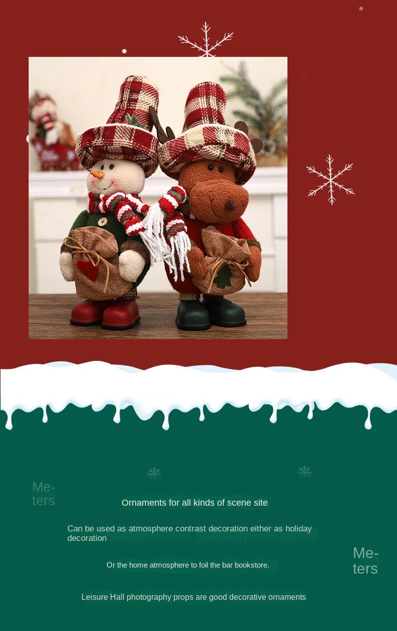 FestArt Dekofiguren Leinen Hochhut - Kapazität 2 Figuren, Größe 18 cm