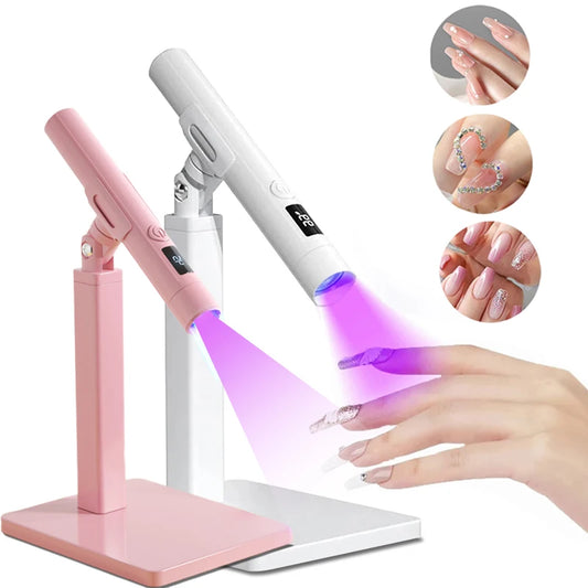 UV-Nageltrockner 2025: Mini UV LED Nails Drying Light Nail Lamp Mini UV With Stand For Manicure Portable Nail Dryer Stand Lamp Professional Ultraviolet Collection