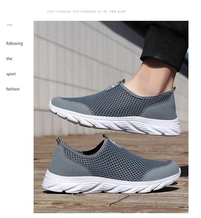 Men's Sneakers Breathable Men Casual Shoes Outdoor Male Slip On Loafers Walking Sneakers Tennis For Men