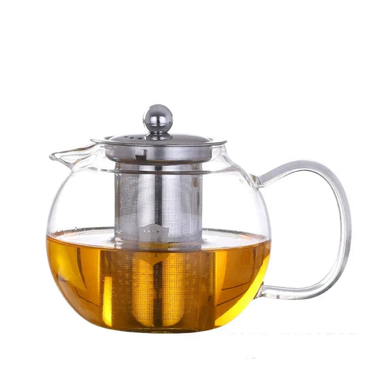 High Quality Heat Resistant Glass Tea Pot Pu Erh Teapot for Tea Set Infuser Teapot With Strainer Gaiwan Kettle Pots Teapots Puer