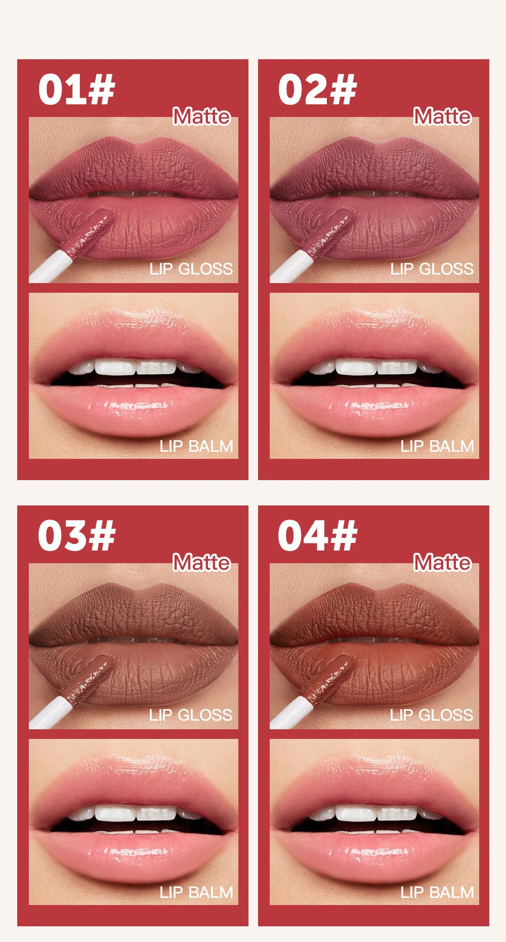 Double Head Matte Liquid Lipstick & Lip Plumper Oil Waterproof Long-Lasting Makeup Lip Balm Reduce Fine Lines Lipgloss Cosmetics