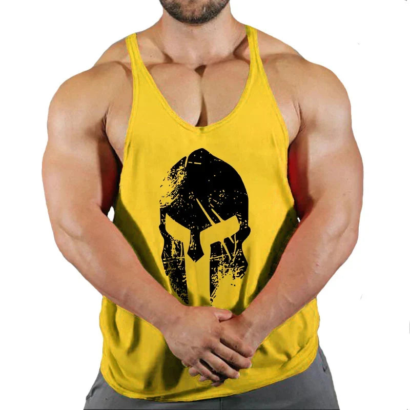Men gym stringer tank – muscle workout vest for fitness