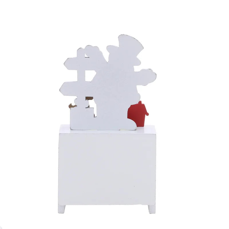 CN Adventskalender Holz Countdown - Kapazität 24 Tage, Größe 15x20 cm