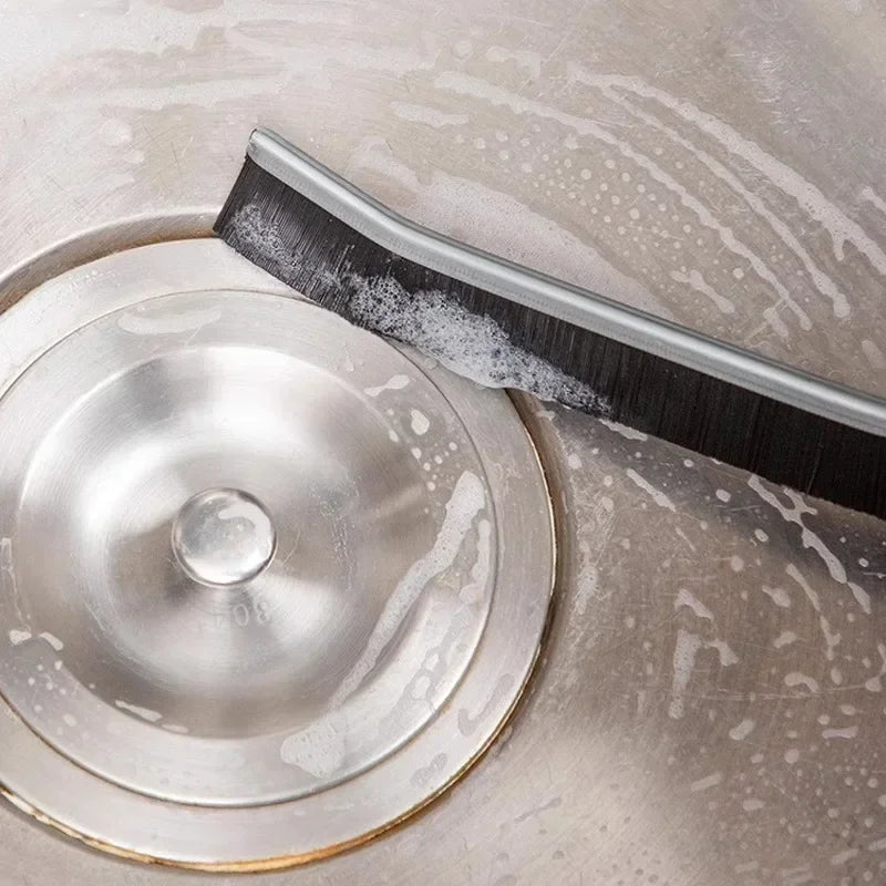 MOONBIFFY Clean Bürste - langer Griff, 45cm, steife Borsten