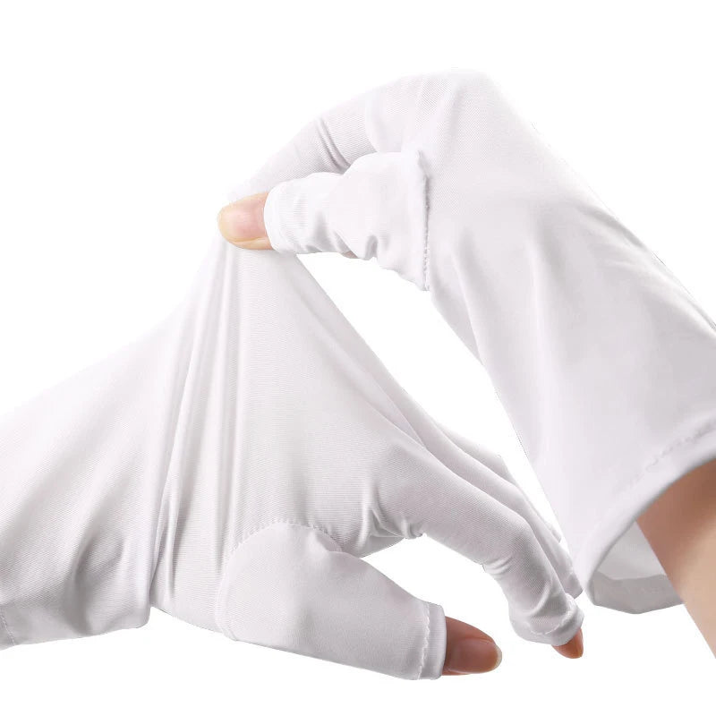 Choice UV Schutzhandschuhe - Anti UV 2er Set M L Für Nägel