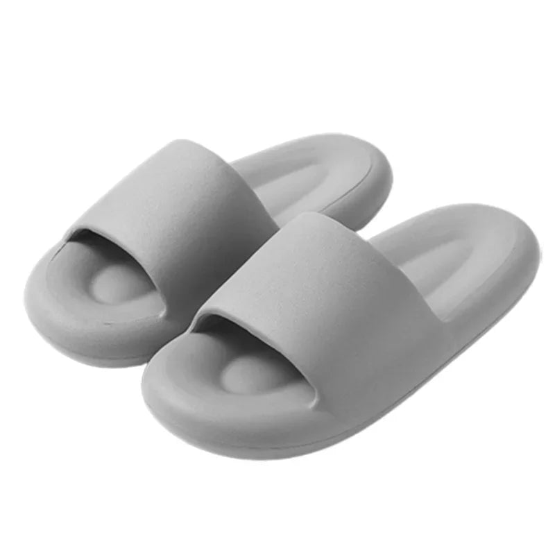 New Soft EVA Slippers Couples Home Slipper Outdoor Beach Summer Sandals Bath Men Flip Flops Non-Slip Women Thick Sole Shoes