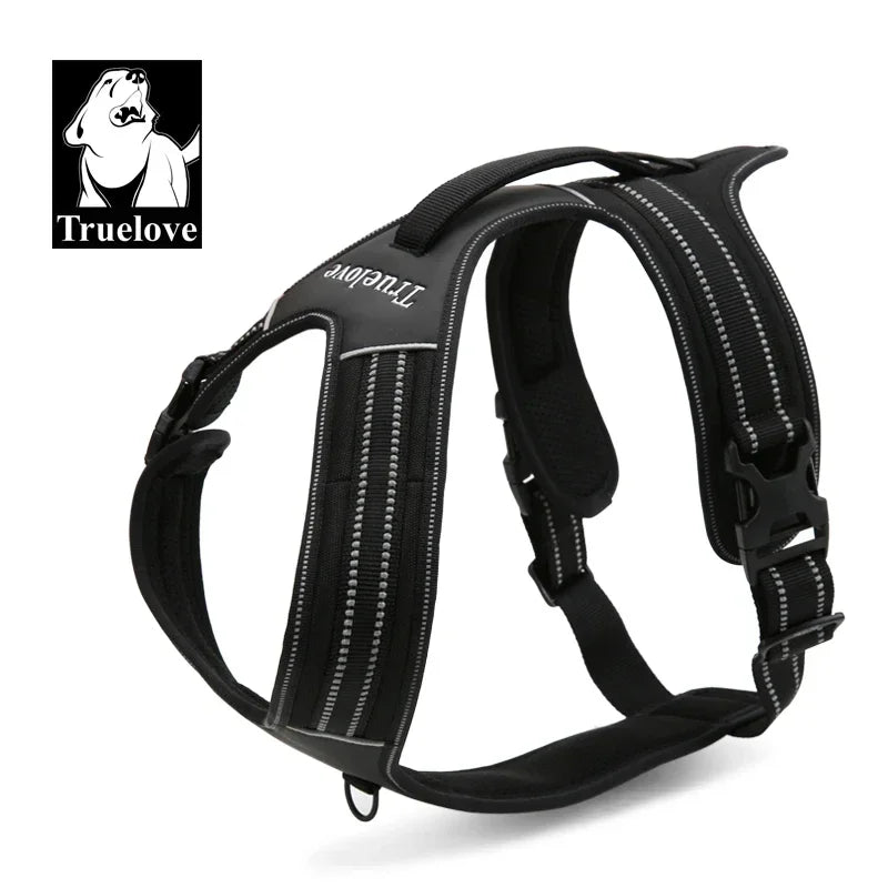Truelove Sport Nylon Reflektierend 2025: No Pull Hund Geschirr 3M Outdoor Abenteuer - Haustier Weste Griff XS-XL Gepolstert Schnell Lösbar 5 Farben