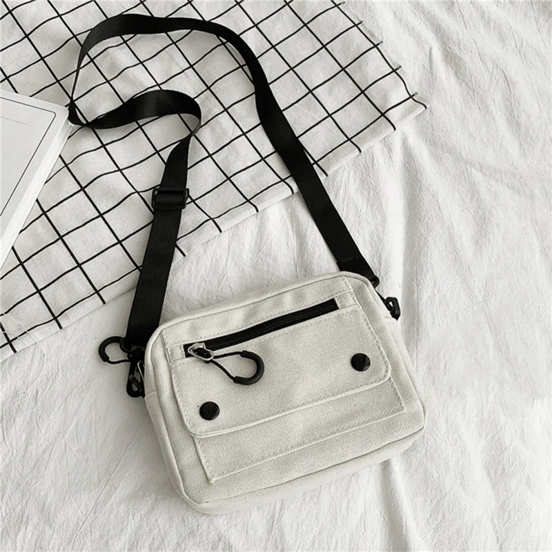 Umhängetasche 2025: Canvas Casual Versatile Fashion - Large Capacity Mobile Phone Coin Purse Women Collection