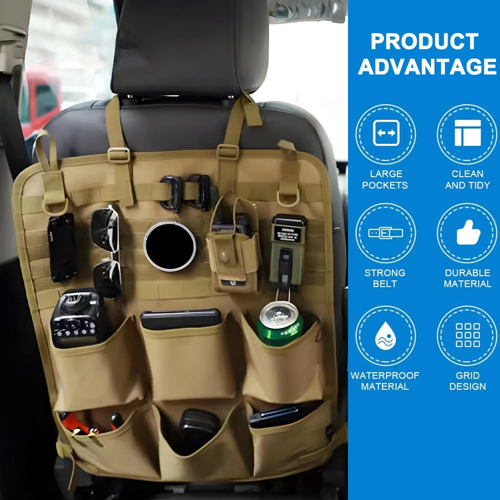 High-Capacity Car Back Seat Storage Bag Organizer Universal Multifunction Tidying Pocket Storage Pocket Hanging Car Accessories