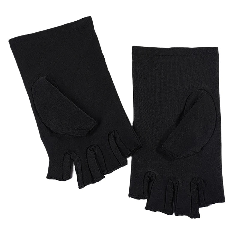 KuZHEN Anti UV Handschuh Fingerlos - Einheitsgröße, Leicht