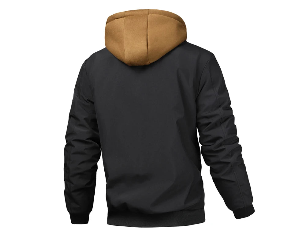 HerbstWinter Warme Bomber Jacke - Größe XL Wärme Hoch Dicke