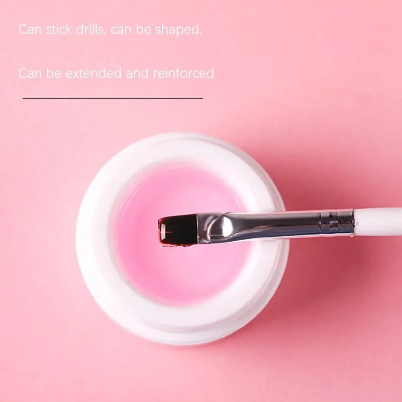 MOONBIFFY HW538 UV Builder Gel - Transparent Rosa 15ml