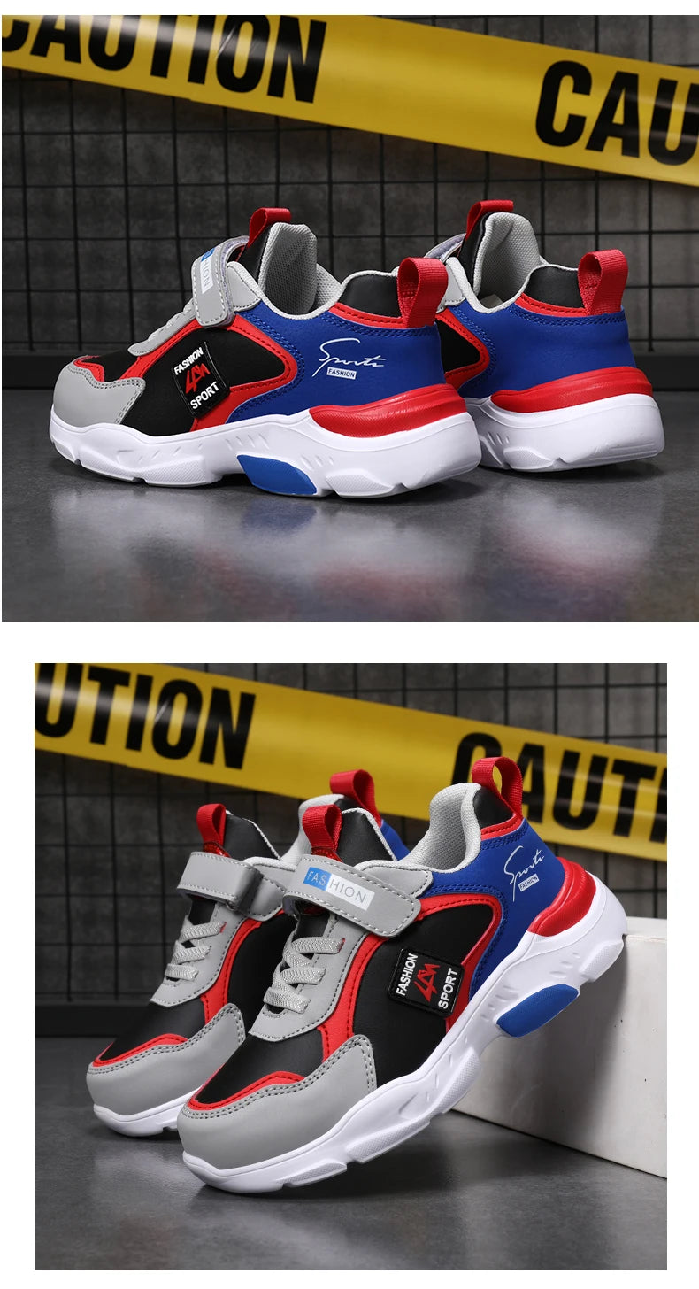 NBGAGA Kinder Sneaker Atmungsaktiv - Klett Leicht 7-13