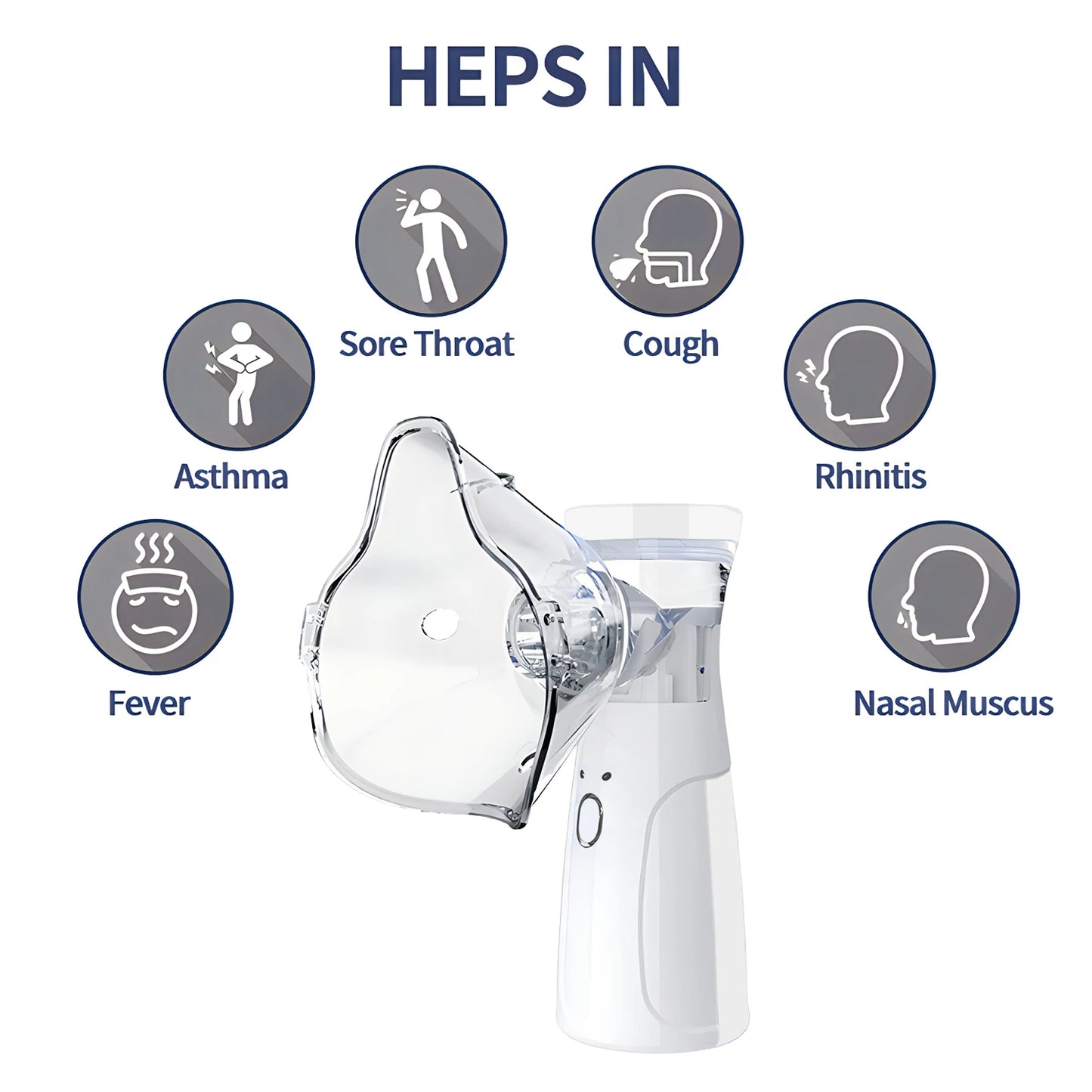 NONES Vernebler Stille - Kapazität 5 ml, Leistung 2 W, Größe Klein