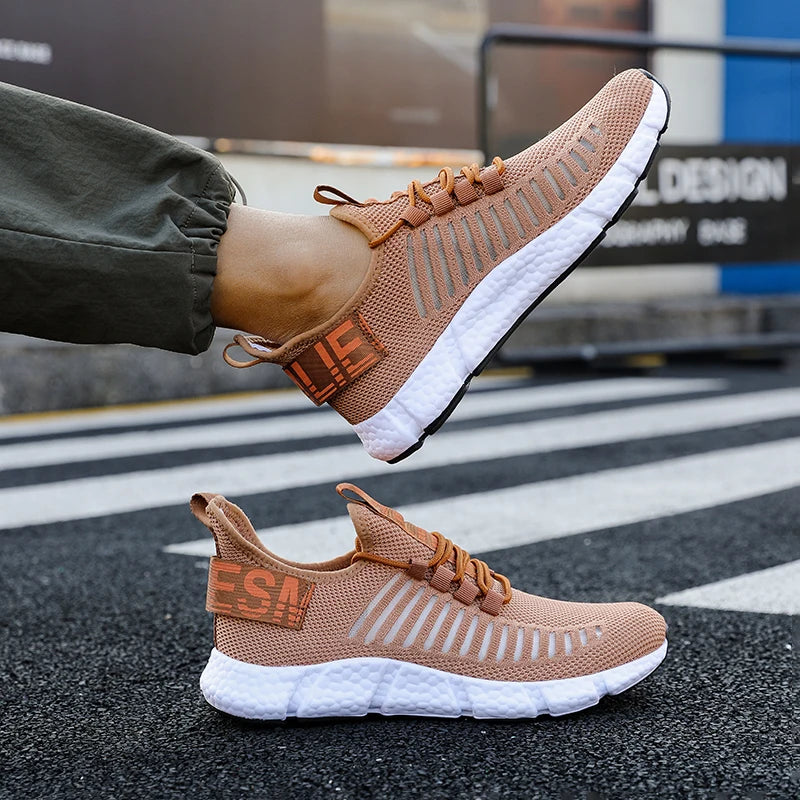 Men's 2024 Summer Sneakers Jogging Fashion Designer Original Sports Shoes Sneakers Lace Up Lightweight Hiking Casual Tenis Shoes