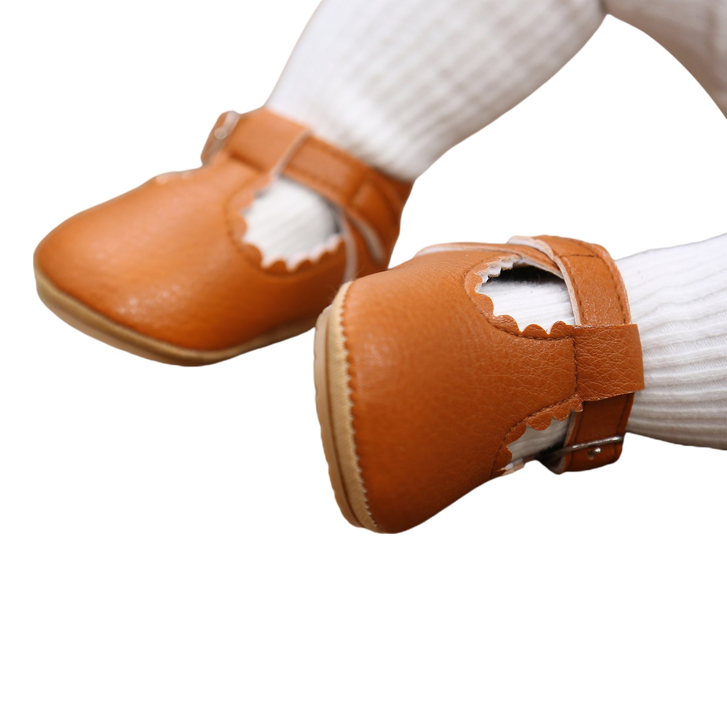 Säugling Mädchen Anti Rutsch Leder Schuhe 2025 - Laufen Dekoration Rüschen Saum - Geburtstag Geschenk Sneaker Leopard Einfarbig 0-18M