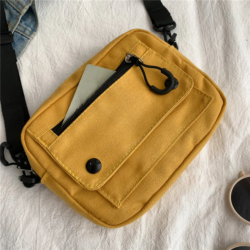 Umhängetasche 2025: Canvas Casual Versatile Fashion - Large Capacity Mobile Phone Coin Purse Women Collection