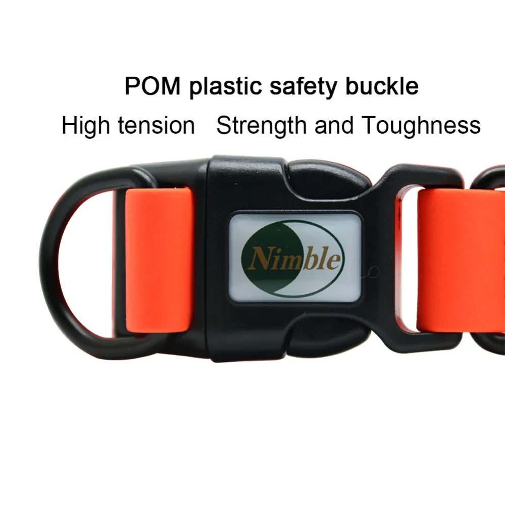 Neues Hochwertiges Haustier Hund Halsband 2025: Wodondog PVC Wasserdicht Anti Schmutzig - Katzen Halsband Einfach Reinigen Große Kleine Hunde Welpen