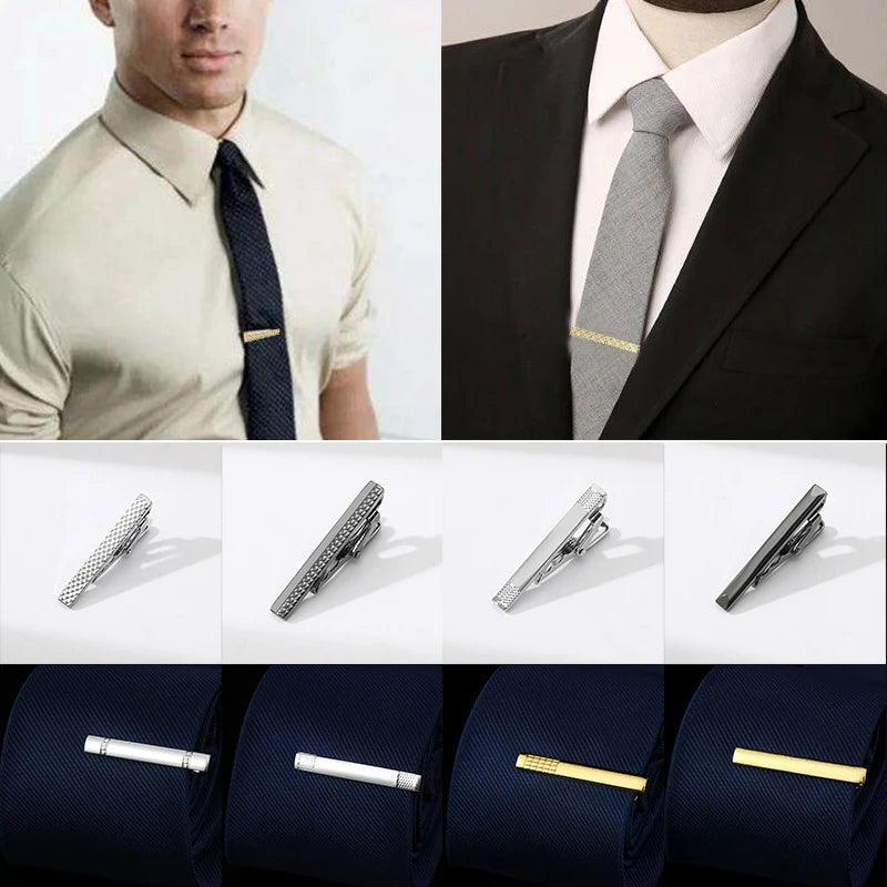 Tie Clips Wedding Accessories Daily Business Suit Clip OL Style Korean Men's Jewelry Gift Tie Clip pisa corbatas para hombre