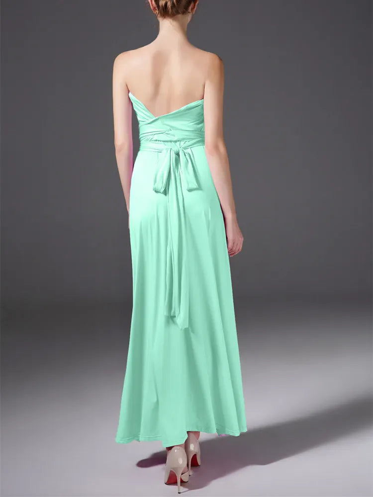 Sexy Women Boho Maxi Club Dress Red Bandage Long Dress Party Multiway Bridesmaids Convertible Infinity Robe Longue Femme