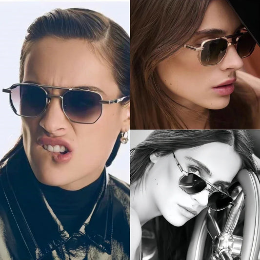 Classic Henri sunglasses inspire retro academic style weightless alloy