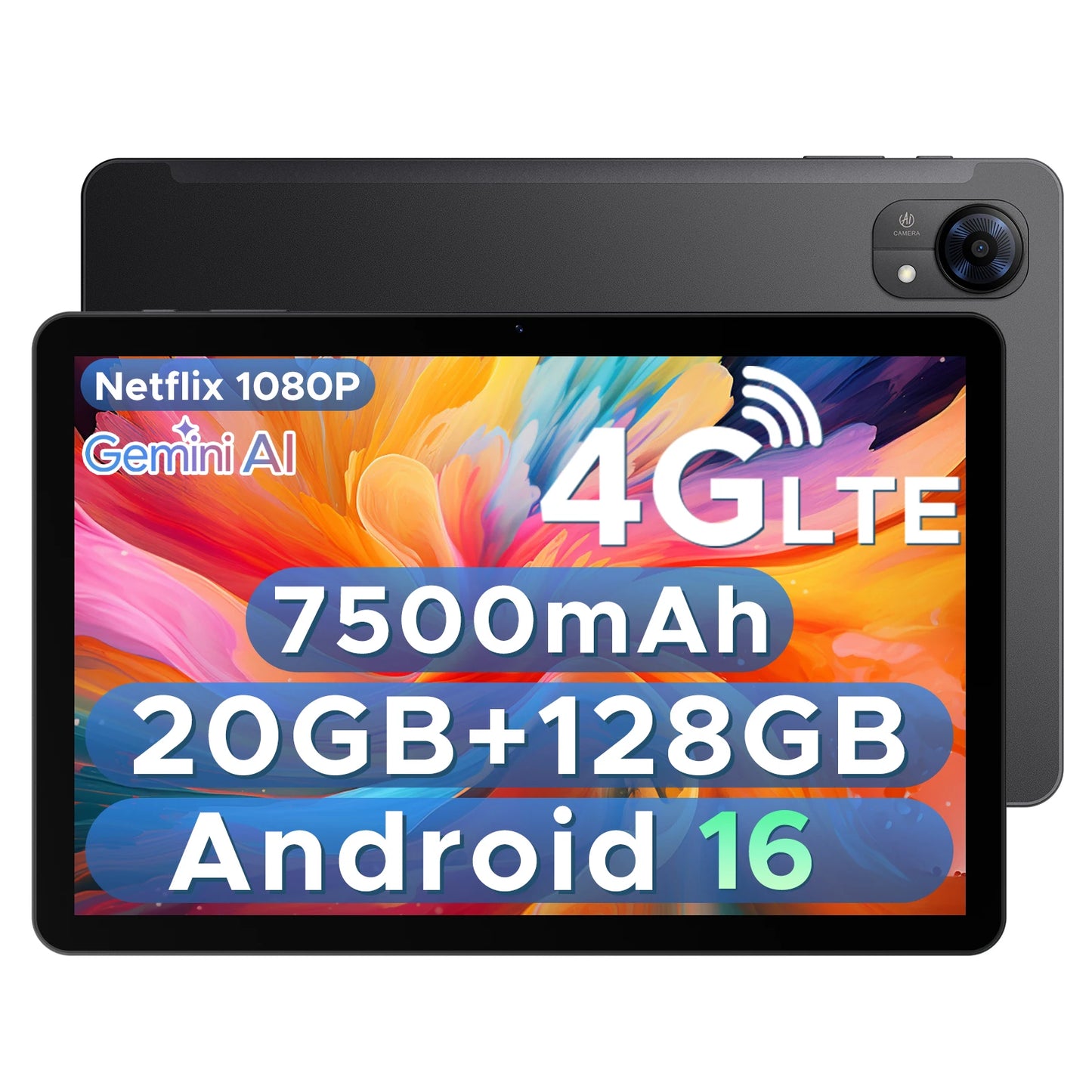 DOOGEE Tab G5 Gemini AI - 128GB ROM, 7500mAh Akku, 10,1 Zoll Display