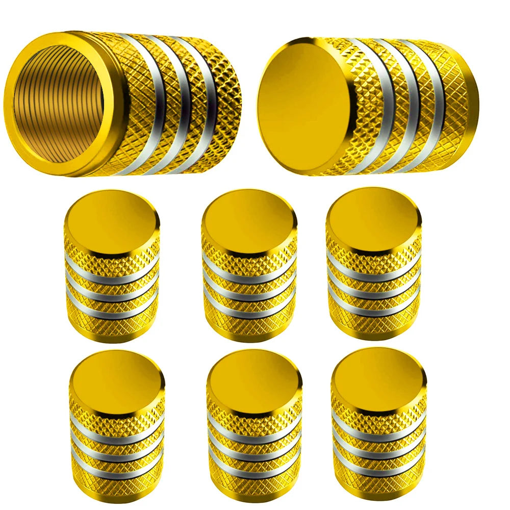 ZZTZZC Ventilkappen Staubdicht - Aluminium 8er Set 11mm