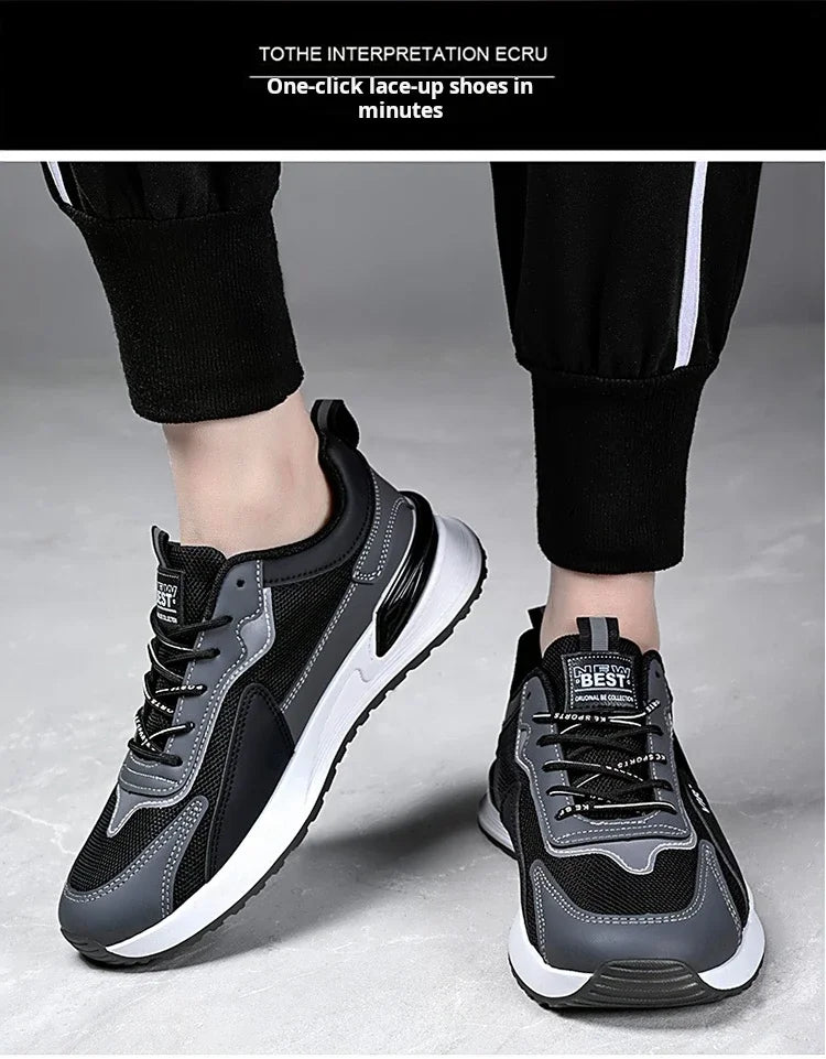 Men Shoes 2024 New Fashion Sneakers for Men Leather Shoes Comfort Lightweight Casual Shoes Outdoor WalkingFootwear