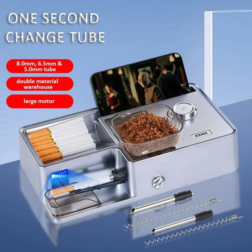 Zigaretten-Maschine 2025: 3-in-1 Automatic Electric Smart Sensor Injector Tobacco Collection