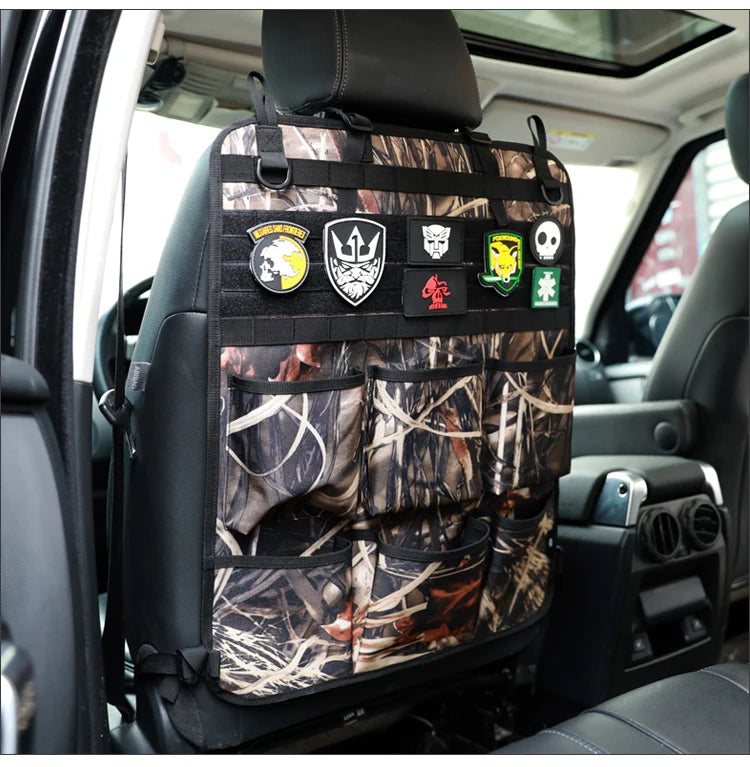 Car Organizer Seat Back Storage Bag Multifunction Camo Hanging Bags Car Stowing Tidying Pocket  Interior Accessories 1 Piece