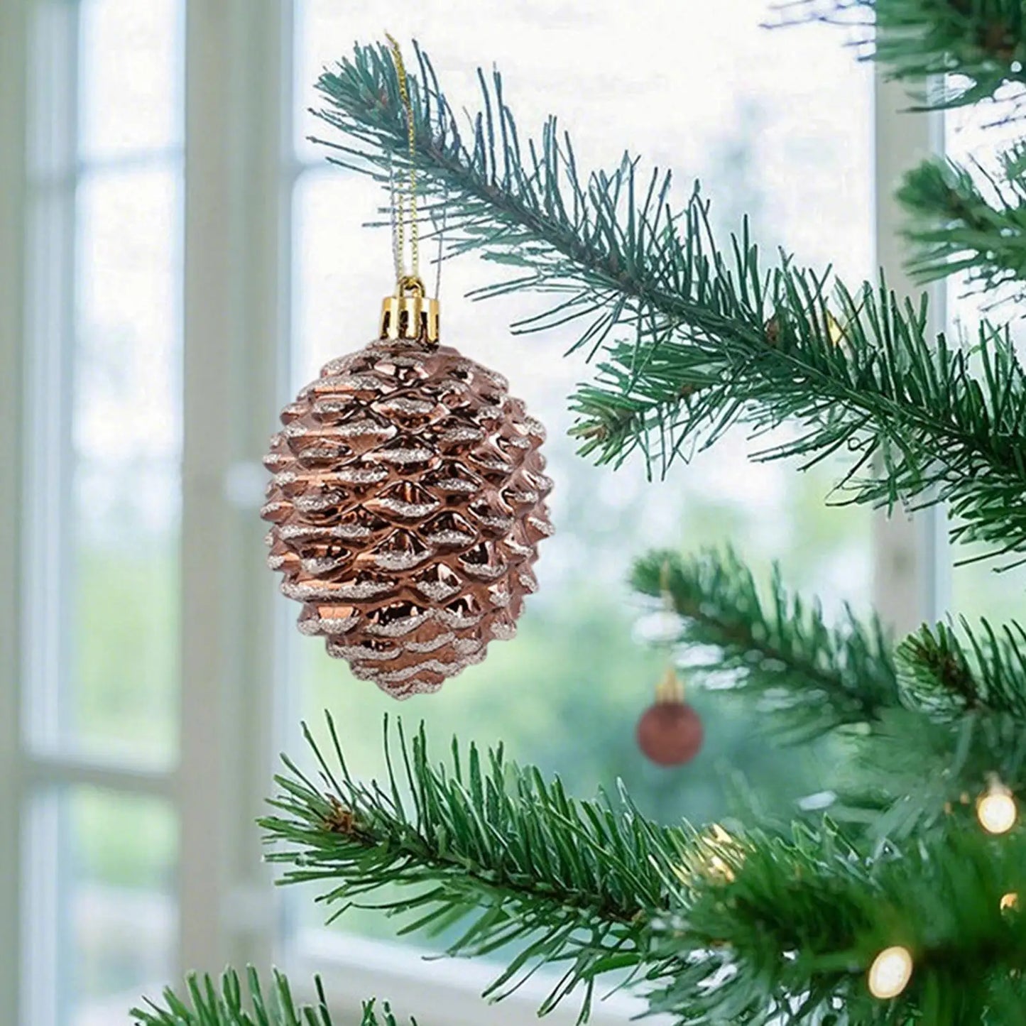 FestiveGlow Kugelset 53-Teilig - Innenbereich Farben Bronze Gold Kupfer Braun