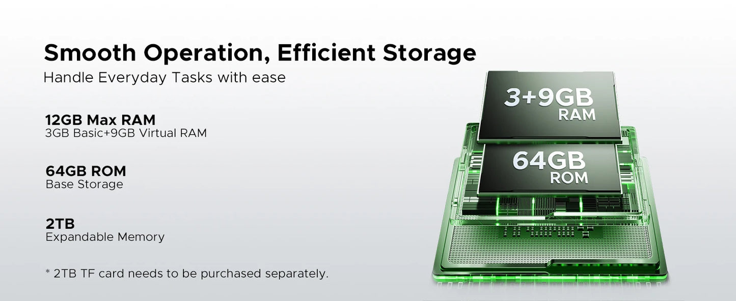 DOOGEE Fire 3 Robustes - 8350mAh Akku, 5,5 Zoll Display, 12 GB RAM