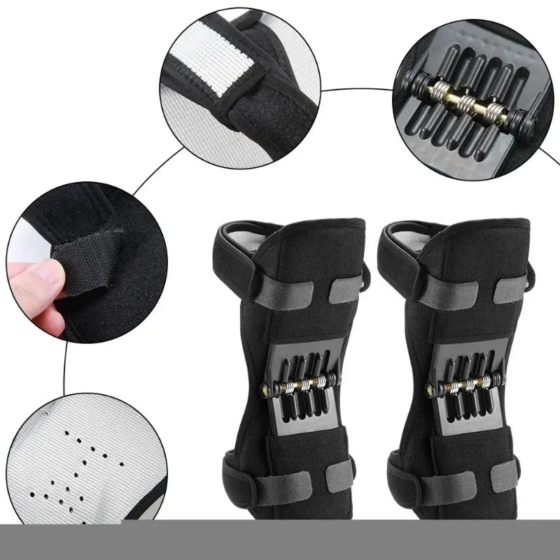 Booster Power Support Kniebandage - Rückprall Gr M