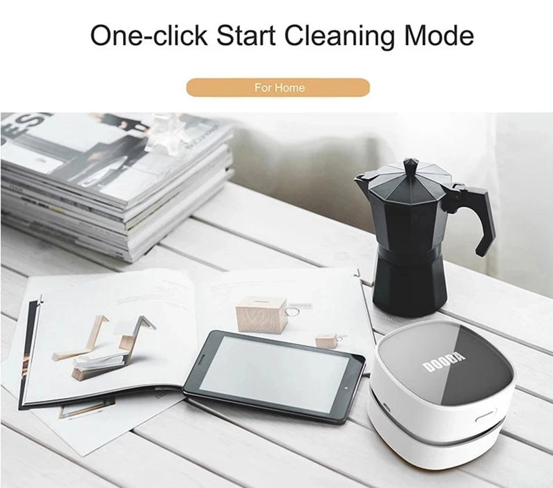Xiaomi Handheld Desktop Vacuum Cleaner Mini Portable Table Dust Vacuum Table Sweeper Desktop Keyboard Cleaning Tools for Home