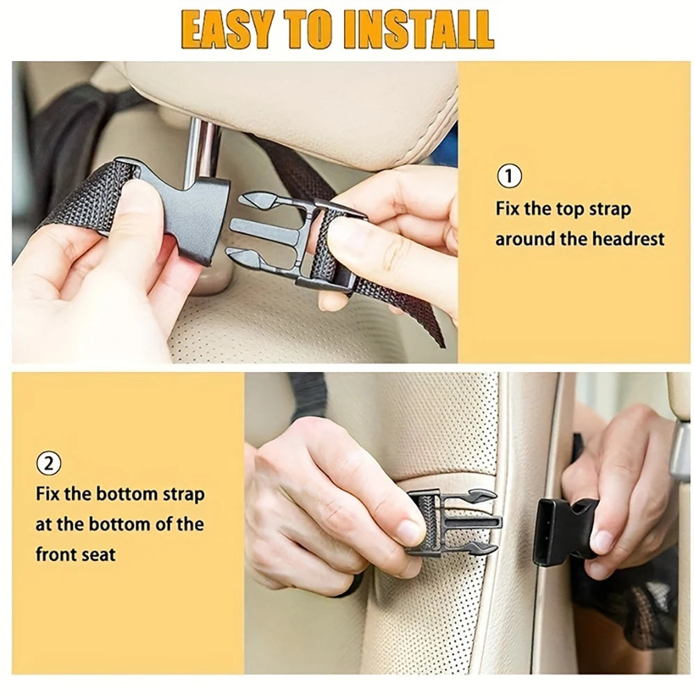 Auto Sitz Rücken Tasche 2025 - Multifunktionale Aufbewahrung Tasche - Car Seat Back Pocket Storage Organizer