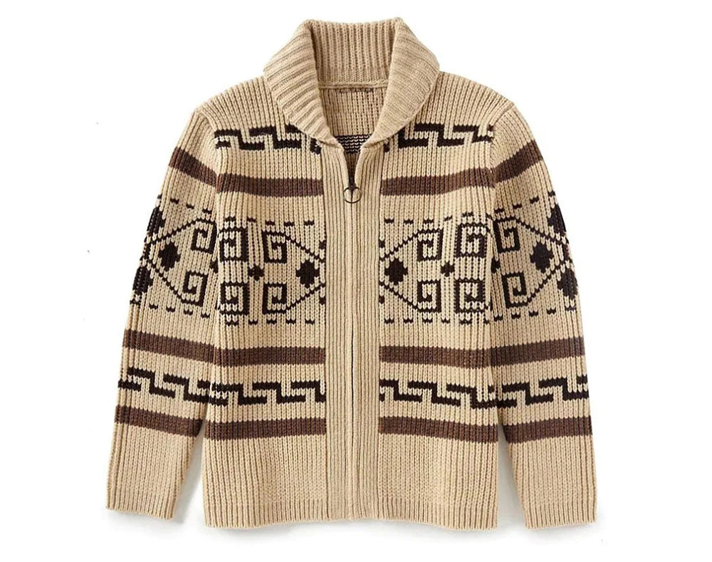 Zhejiang Premium Kaschmir Strickcardigan - Wärmekomfort Kapazität Hoch, Leistung Warm, Größe XL