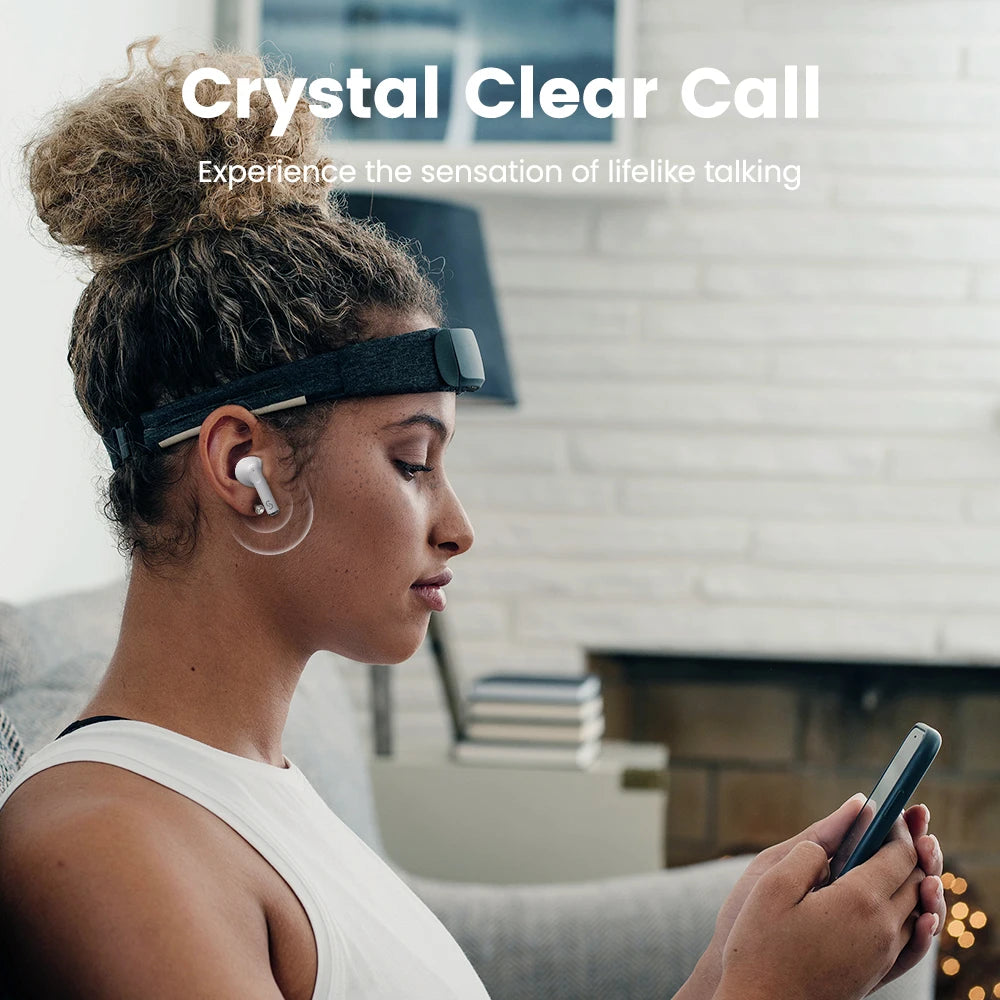 Bluetooth-Kopfhörer 2025: SOUNARC Q1 Earbuds 5.3 - 28h Playtime Crystal Clear Smart Touch Collection