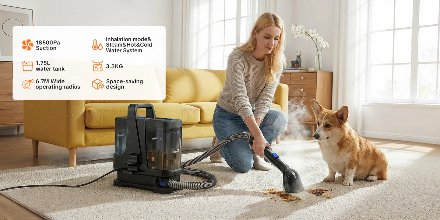 Lubluelu V9 Dampf - 1,75 L Tank 500-999 W 40,9x40,9x22,9