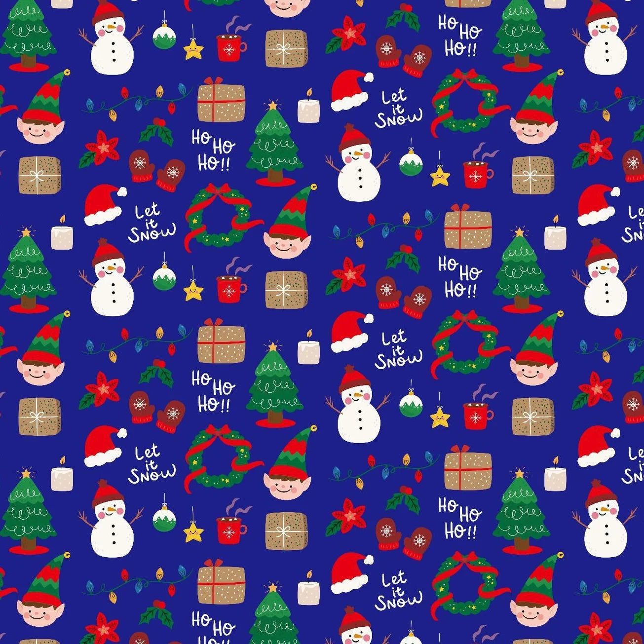 10/1pcs Christmas Wrapping Paper Santa Claus Kraft Gifts Packaging Paper Cartoon Themed Xmas Party Festive Favors 74*50cm