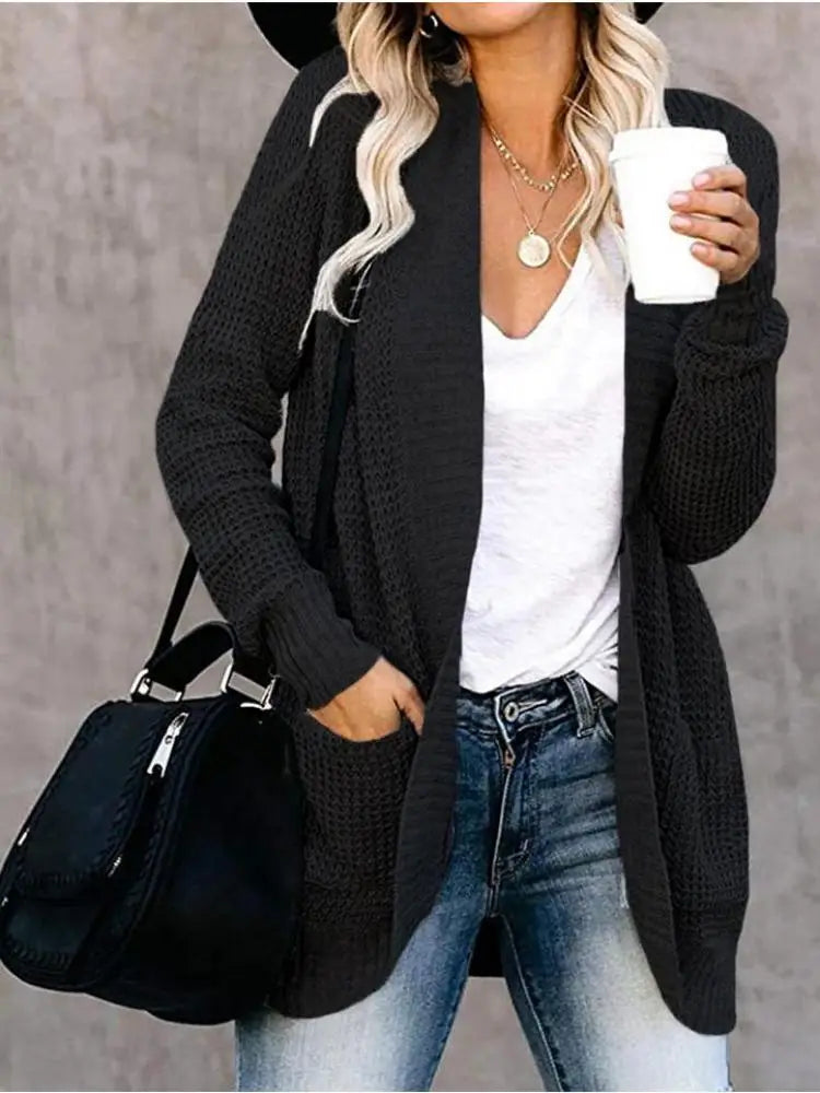 RibbonFish Cardigan Lockere Passform - Länge 66 cm Polyester