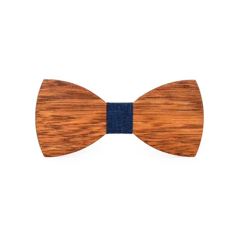 Novelty Design 3d Wooden Tie Pocekt Square Cufflinks Fashion Wood Bow Tie Wedding Dinne Handmade Corbata Wooden Ties