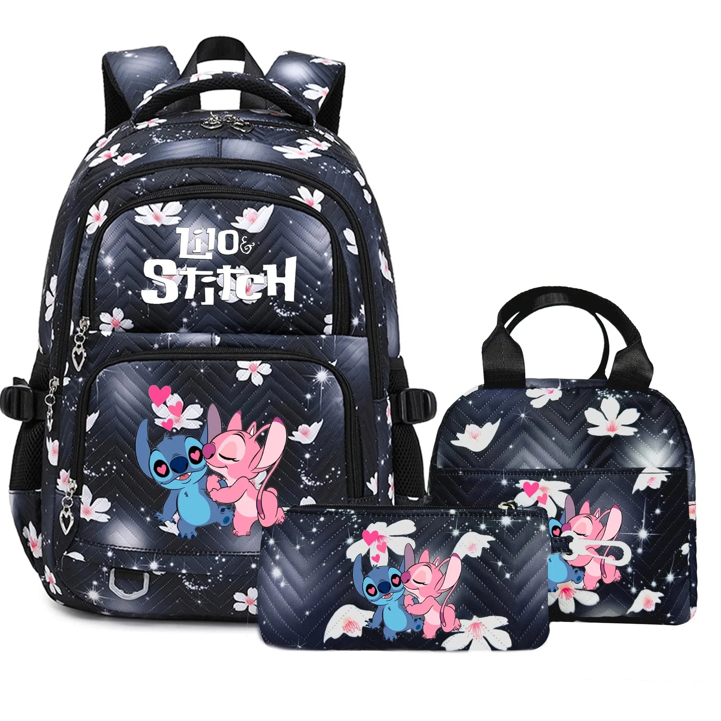 Lilo Stitch Schulrucksack 2025 - Große Kapazität Daypack für Mädchen Schultasche